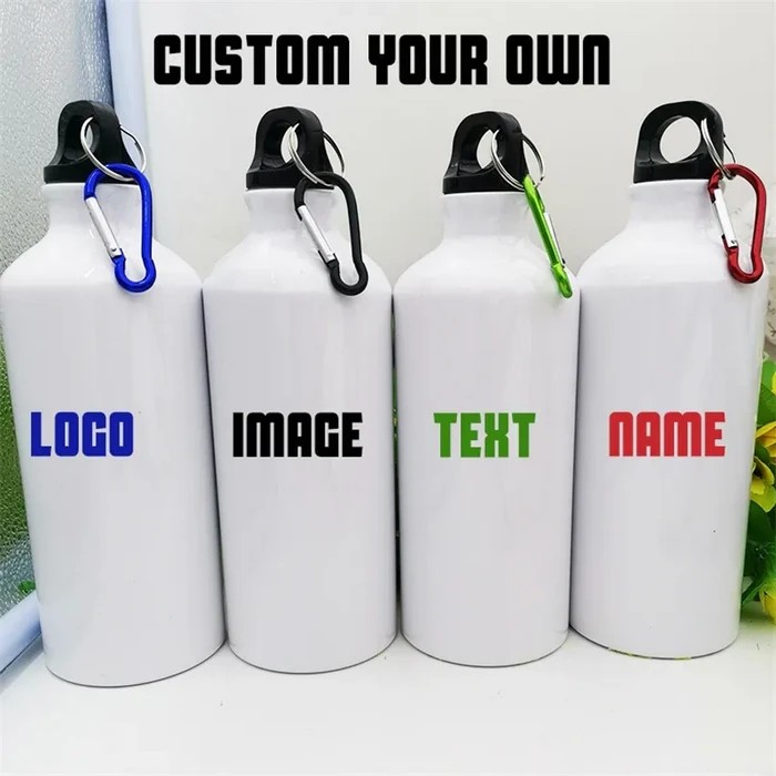 Boca za vodu, metalna, bijela